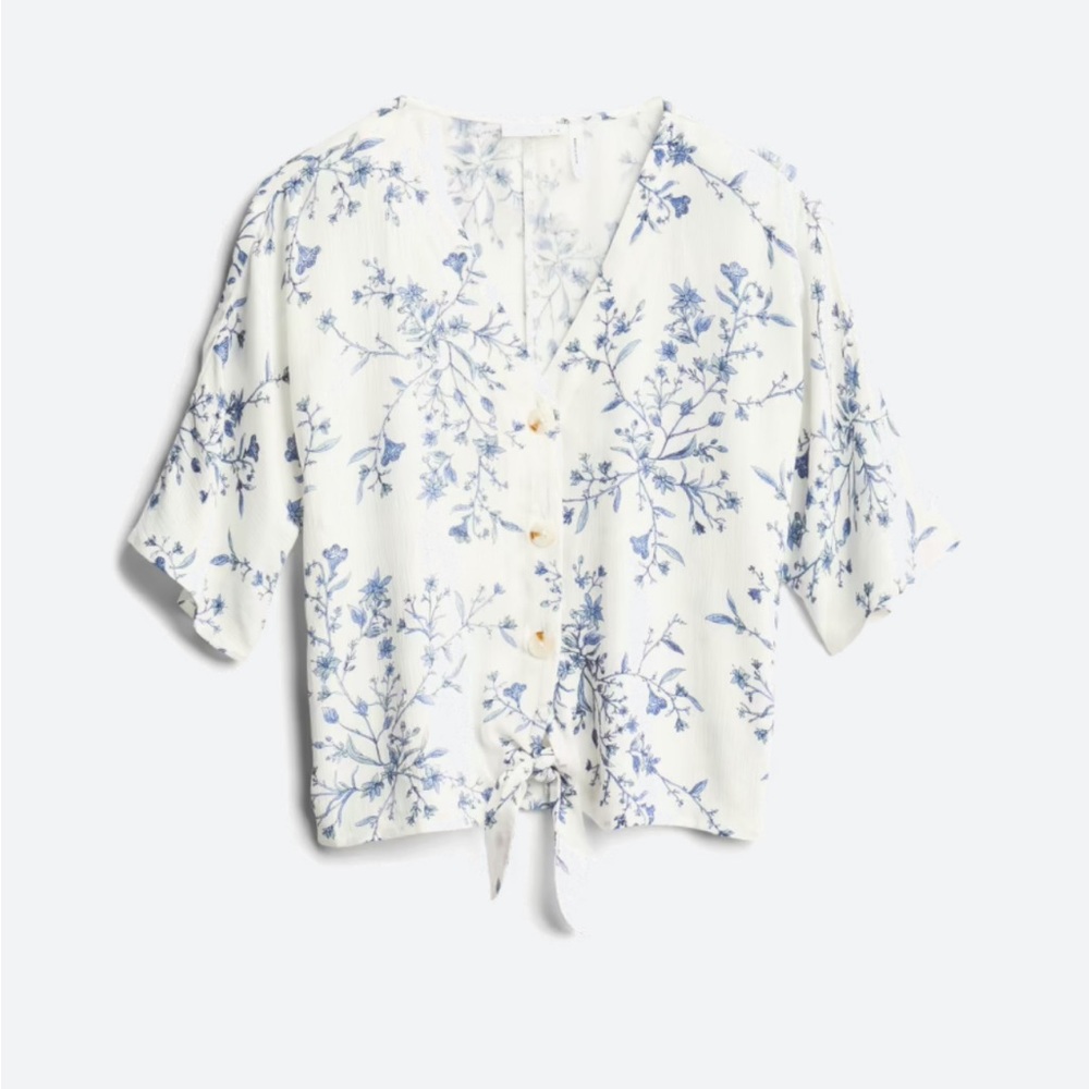 LUQ Elayne Tie Front Top from Stitch Fix